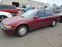 Salvage cars for sale at Woodburn, OR auction: 1993 Honda Accord EX