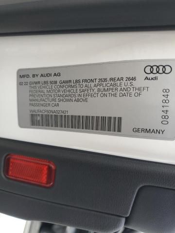 2022 Audi A5 Premium Plus 45