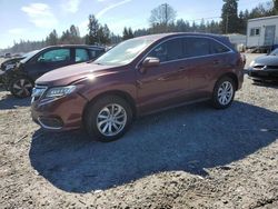 Salvage cars for sale at Graham, WA auction: 2016 Acura RDX