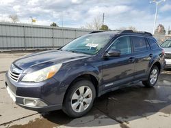 Salvage cars for sale at Littleton, CO auction: 2010 Subaru Outback 2.5I Limited