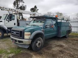 Salvage trucks for sale at Martinez, CA auction: 2008 Ford F450 Super Duty