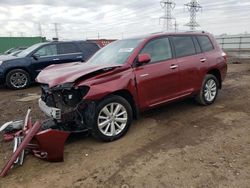 Salvage cars for sale from Copart Elgin, IL: 2009 Toyota Highlander Limited