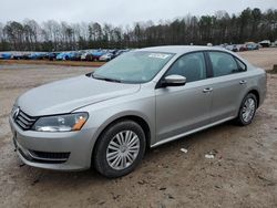 Salvage cars for sale from Copart Charles City, VA: 2014 Volkswagen Passat S