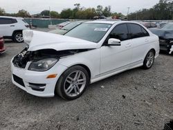 Salvage cars for sale from Copart Riverview, FL: 2014 Mercedes-Benz C 250