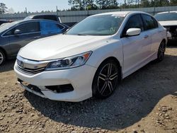 Salvage cars for sale at Harleyville, SC auction: 2016 Honda Accord Sport