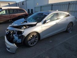 Salvage cars for sale at Vallejo, CA auction: 2021 Chevrolet Malibu LT