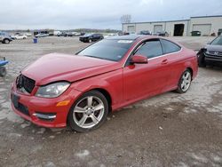 Salvage cars for sale at Kansas City, KS auction: 2015 Mercedes-Benz C 250