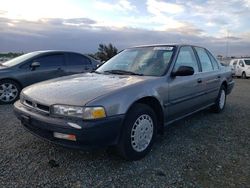 Honda Accord DX salvage cars for sale: 1991 Honda Accord DX