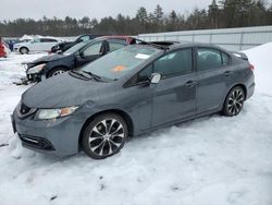 Salvage cars for sale at Windham, ME auction: 2013 Honda Civic SI