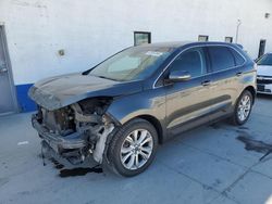 Salvage cars for sale at Farr West, UT auction: 2019 Ford Edge Titanium