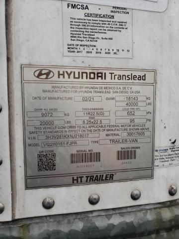 2021 Hyundai 53FT Trailer