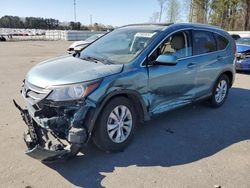 Salvage cars for sale at Dunn, NC auction: 2014 Honda CR-V EXL