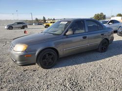 Salvage cars for sale at Mentone, CA auction: 2003 Hyundai Accent GL
