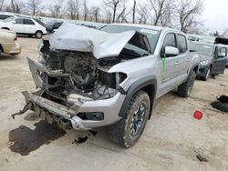Salvage trucks for sale at Bridgeton, MO auction: 2017 Toyota Tacoma Double Cab