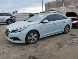 Salvage cars for sale from Copart Fredericksburg, VA: 2016 Hyundai Sonata Hybrid