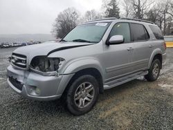 Vehiculos salvage en venta de Copart Concord, NC: 2004 Toyota Sequoia Limited