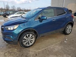 Buick Encore salvage cars for sale: 2020 Buick Encore Preferred