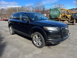 Salvage cars for sale at North Billerica, MA auction: 2014 Audi Q7 Premium Plus