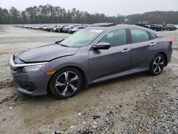 Salvage cars for sale at Ellenwood, GA auction: 2017 Honda Civic Touring