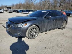 Salvage cars for sale at Ellwood City, PA auction: 2015 Mazda 6 Grand Touring