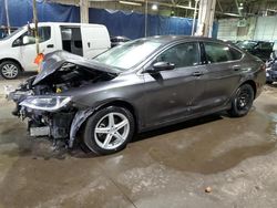 Salvage cars for sale at Woodhaven, MI auction: 2015 Chrysler 200 LX