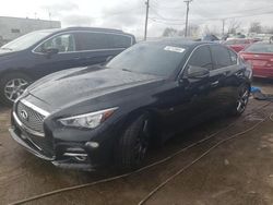 Salvage cars for sale from Copart Chicago Heights, IL: 2015 Infiniti Q50 Base