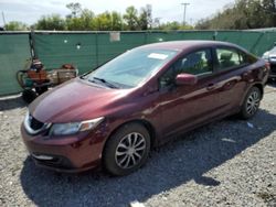 Honda salvage cars for sale: 2014 Honda Civic LX