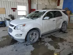 Chevrolet salvage cars for sale: 2016 Chevrolet Equinox LTZ