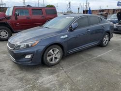 Salvage cars for sale at Wilmington, CA auction: 2015 KIA Optima Hybrid