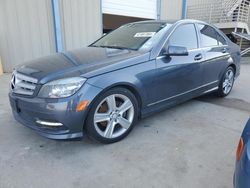 Mercedes-Benz C300 salvage cars for sale: 2011 Mercedes-Benz C300