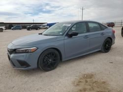 Salvage cars for sale at Andrews, TX auction: 2022 Honda Civic Sport