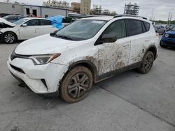 Salvage cars for sale from Copart New Orleans, LA: 2017 Toyota Rav4 LE