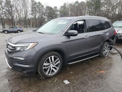 Salvage cars for sale from Copart Austell, GA: 2018 Honda Pilot Touring