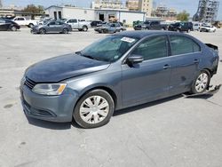 Salvage cars for sale from Copart New Orleans, LA: 2013 Volkswagen Jetta SE