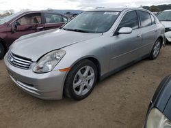Salvage cars for sale at San Martin, CA auction: 2004 Infiniti G35