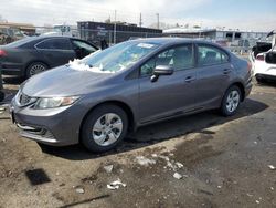 Salvage cars for sale from Copart Denver, CO: 2014 Honda Civic LX