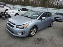 Salvage cars for sale from Copart Glassboro, NJ: 2013 Subaru Impreza Premium