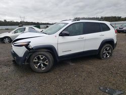 Jeep Cherokee salvage cars for sale: 2017 Jeep Cherokee Trailhawk