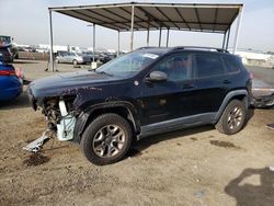 Salvage cars for sale from Copart San Diego, CA: 2019 Jeep Cherokee Trailhawk