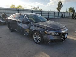 Honda Accord LX salvage cars for sale: 2021 Honda Accord LX