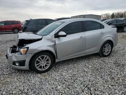 Chevrolet salvage cars for sale: 2012 Chevrolet Sonic LT