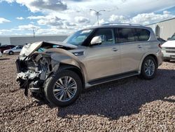 Infiniti QX80 salvage cars for sale: 2021 Infiniti QX80 Luxe