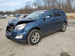 Salvage cars for sale from Copart Ellwood City, PA: 2016 Chevrolet Equinox LT