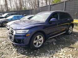 Audi Q5 Premium salvage cars for sale: 2018 Audi Q5 Premium