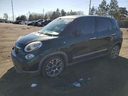 Salvage cars for sale at Denver, CO auction: 2014 Fiat 500L Trekking