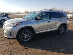 Toyota Highlander Hybrid salvage cars for sale: 2019 Toyota Highlander Hybrid