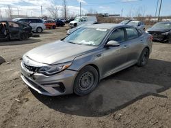 Salvage cars for sale from Copart Montreal Est, QC: 2019 KIA Optima LX