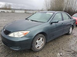 Toyota Camry Vehiculos salvage en venta: 2002 Toyota Camry LE