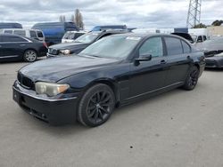 Vehiculos salvage en venta de Copart Hayward, CA: 2003 BMW 745 LI