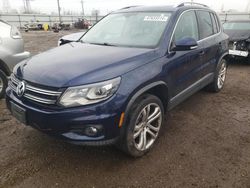 Salvage cars for sale at Elgin, IL auction: 2013 Volkswagen Tiguan S